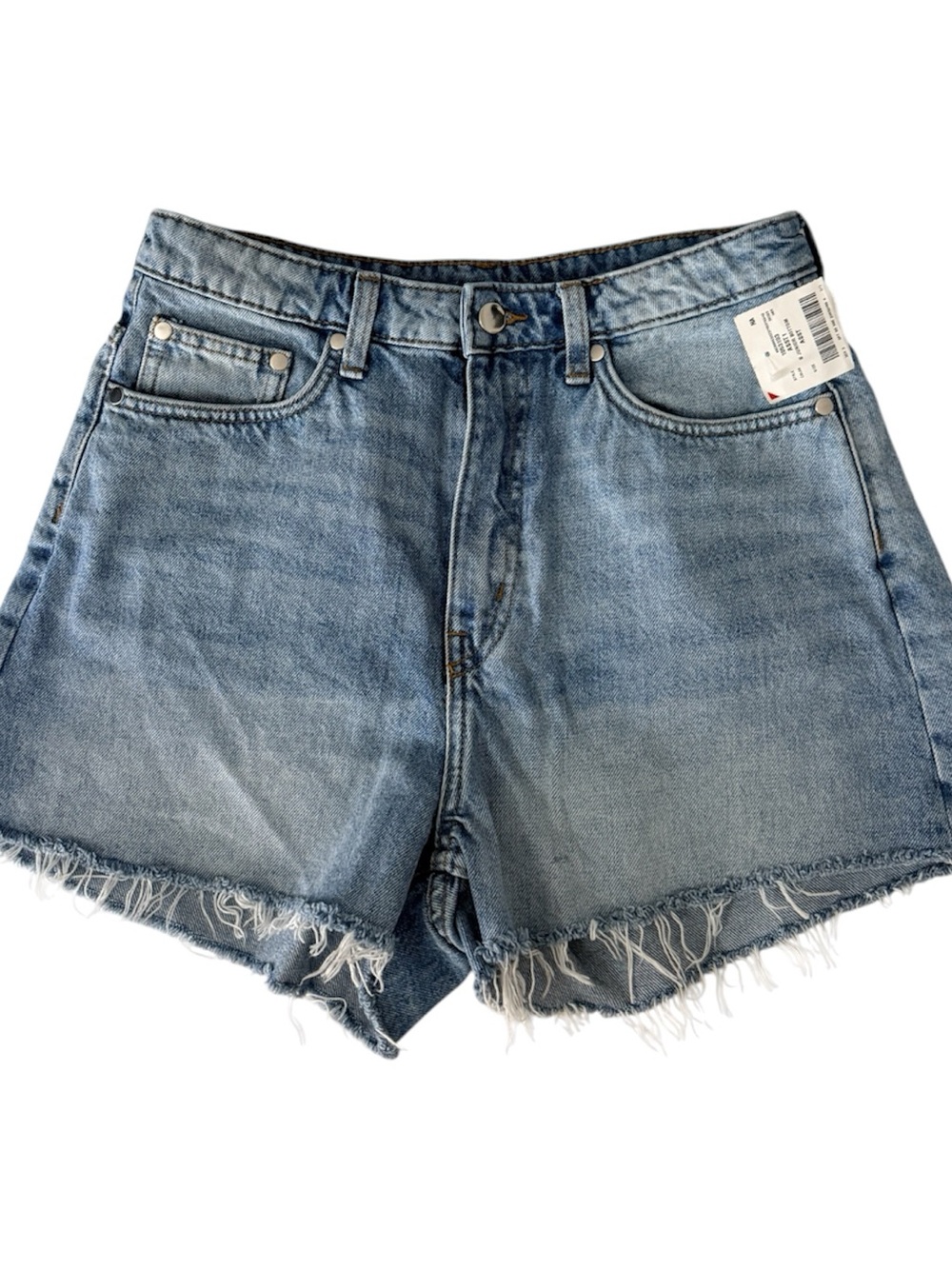 Women's Light Blue Denim Cutoff Shorts